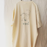 MNG! バックイラスト　ガーメントダイT  XL アイボリー