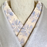 洗える刺繍半衿　煌めきの花