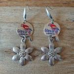 SALE　vintagetoffee　vintagepins　バード　Bird　シルバー　flower　サージカルステンレス　ピアス　イヤリング　ロングピアス　鳥　