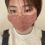 へたっぴマスク❤️レッド