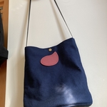 ミニショルダーバッグ（ネイビー）底皮