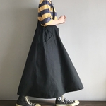 ■チノ■スエヒロガリスカートサロペット■ブラック