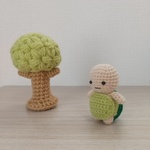 甲羅が脱げるカメさん(緑)