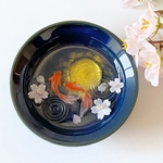 【受注生産】桜の舞う池〜月明かりの金魚