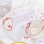 barbie rabbit うさぎの半透明レースシール・テープ ♡ 韓国シール