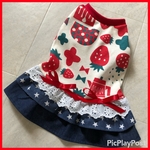 犬服　キッチンベリーワンピ　Sサイズ　現品