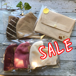 冬物処分SALE‼︎☆送料無料！☆ニットマスク5点セット＋シルクマスクケース♡