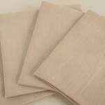 【手染め晒】刺し子、マスク作りなどに　淡いベージュ