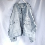 手描き 　moon デニムジャケット woman