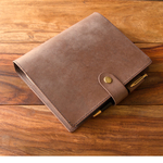  【Y様オーダー品】　バイブルサイズ システム手帳  Brown 【Square】