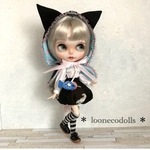 ネコ耳ずきんセット ＊ 98 ブライスアウトフィット