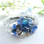 水中花 ～幻想の煌めき～ ビジュー シュシュ＊ブレスレット