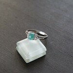 グランディディエライト　リボンCZリング　SILVER925