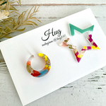 栞イヤーカフ　ソルティ・サングリア