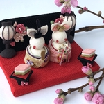 春待つ小さなうさぎ雛［桐箱入り］