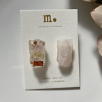 ꫛꫀꪝ✧‧˚ 鉱石の1粒 ピアス/イヤリング