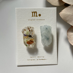 ꫛꫀꪝ✧‧˚ 鉱石の1粒 ピアス/イヤリング