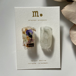 ꫛꫀꪝ✧‧˚ 鉱石の1粒 ピアス/イヤリング