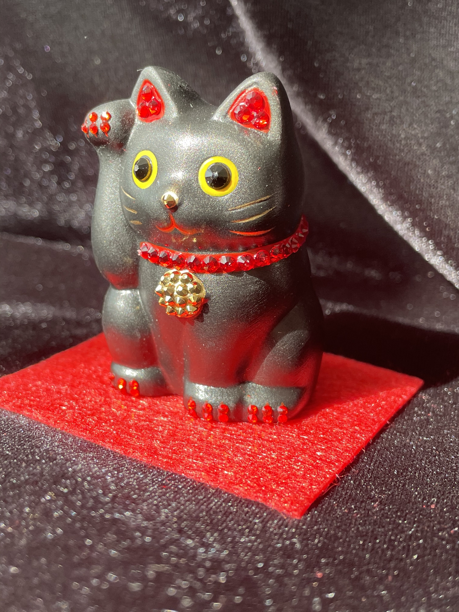 招き猫 置物 運気アップ 運気 風水 スワロフスキー SWAROVSKI