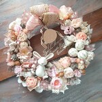 misa様専用ページ(25cm)＊バルーンうさぎとイースターエッグ＊フラワーリース・ピンクリース・ガーデンリース ・パステルリース・リボンリース