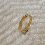 【brass】シンプルbrassリング（槌目）