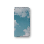 青空  帯なし手帳型スマホケース