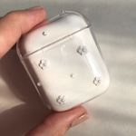 ホワイトのデイジーAirPods/AirPodsProケース