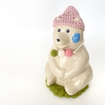 《受注生産》しろくま貯金箱♡コスチューム♡お花見♡春♡春気分セット♡着せ替え