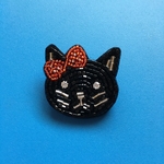 CAT FACEブローチ（girl）