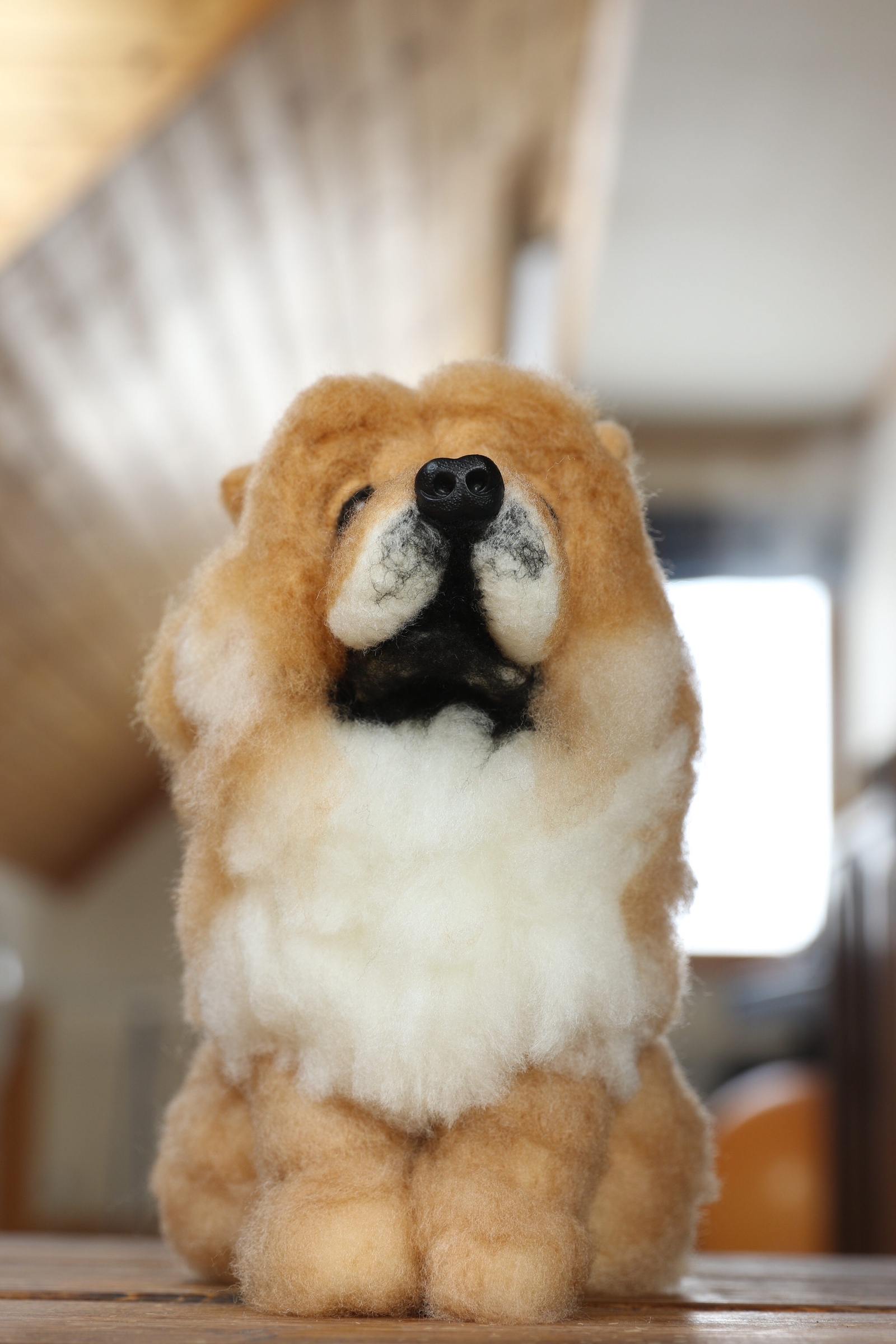 羊毛フェルト　チャウチャウ チャウチャウさん 羊毛フェルト 羊毛わんこ 福や工房 通販