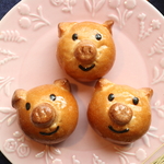 大きめ本物パンのミニチュア＊ブタパン