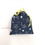 デニム星☆　床につかない　体操着袋・巾着・巾着バッグ