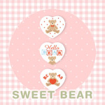 Heart Bear /フレークシール