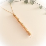 Wire Tube ロングネックレス 