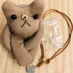 gonkoro12様専用ページ　No.98 新作　軟体くまちゃん＋天然シーグラスペンダント ＋クラッシュアイスの樹脂ピアスのセット