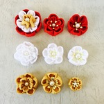 お正月  つまみ細工お花セット