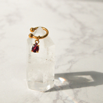 イヤーカフ×ガーネット silver －Framboise－