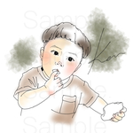 ネーム入り似顔絵1枚分