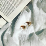 つやつやぷっくり三日月ピアス✴︎GOLD