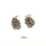 ーJolie Joliー　パールピアス/イヤリング【Gray】