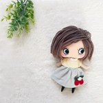 さくらんぼのワンピース　イーマリーちゃんサイズのお洋服