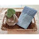 刺し子のふきん(青①)