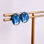 ブルーオパール ヴィンテージ ピアス / イヤリング