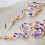 花蛇 ピアス イヤリング変更可