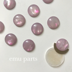 purple cabochon 6p