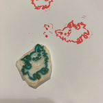 消しゴムはんこ、、、チワワ12