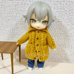 マスタード色 ねんどろいど ニットカーディガン