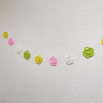 梅結びの和ガーランド（春色）お食い初め、七五三、ひな祭りにも