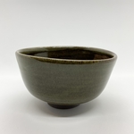 青唐津たわみ茶碗