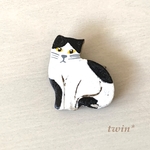 猫のブローチ*
